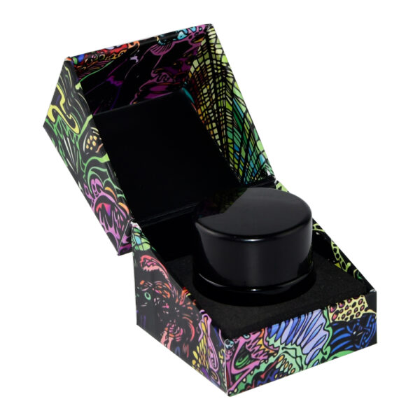 Magnetic Clamshell Concentrate Jar Box With Foam Insert