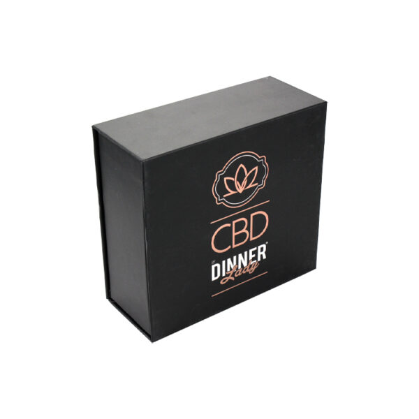 Magnetic Rigid Gift Box for 3-Jar CBD Oil Set With Foam