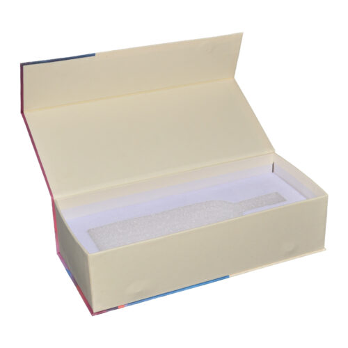 Magnetic Wine Gift Box For Single Bottle With Foam Insert