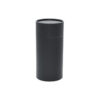 Matte Black 250g Coffee Bean Paper Tube Can With Air Valve