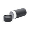 Matte Black 250g Coffee Bean Paper Tube Can With Air Valve