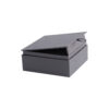 Matte Black Textured Magnetic Gift Box With Foam Insert