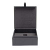 Matte Black Textured Magnetic Gift Box With Foam Insert