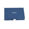 Matte Blue Rigid Sliding Drawer Gift Box For Underwear Logo