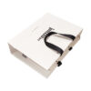 Matte White Luxury Gift Paper Bag With Silk Ribbon Handle Matte White Luxury Gift Paper Bag With Silk Ribbon Handle