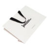 Matte White Luxury Gift Paper Bag With Silk Ribbon Handle Matte White Luxury Gift Paper Bag With Silk Ribbon Handle
