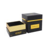 Metallic Gold Perfume Lid-and-Base Gift Box With EVA Foam