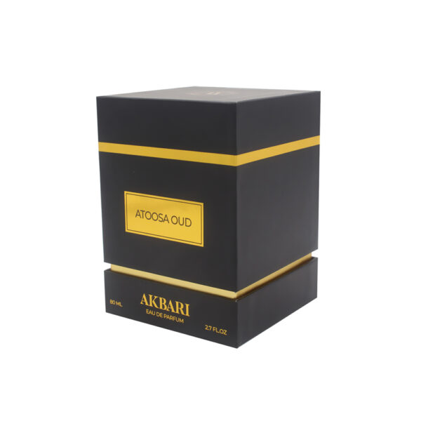 Metallic Gold Perfume Lid-and-Base Gift Box With EVA Foam