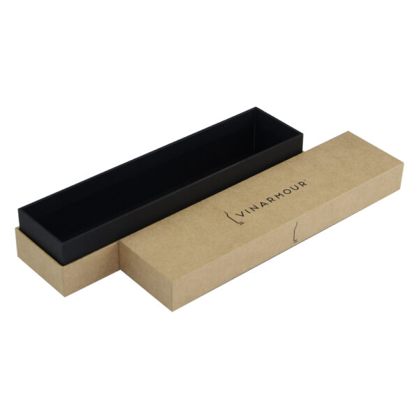 Natural Kraft Lift-Off Lid Gift Box For Wine Tool Packaging