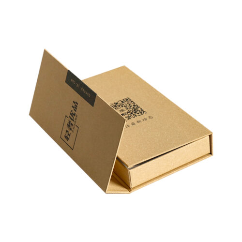 Natural Kraft Magnetic Gift Box for Phone Case Packaging