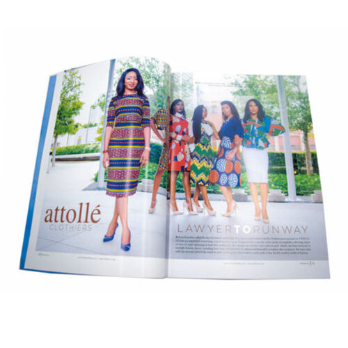 Perfect Bound Custom Magazine Brochure Printing Service