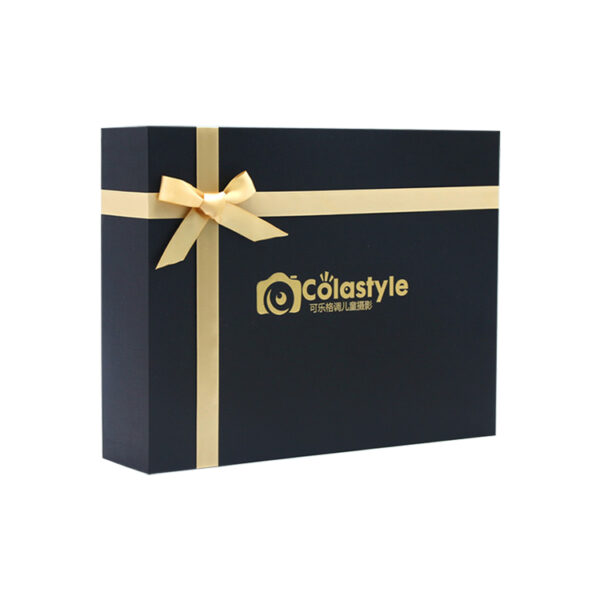 Premium Lid And Base Apparel Gift Box With Ribbon Bowknot