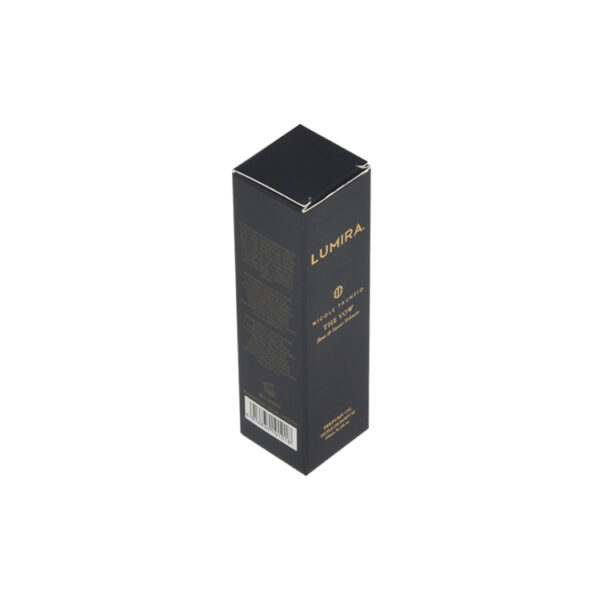Printed Matte Black Folding Carton For Perfume Packaging