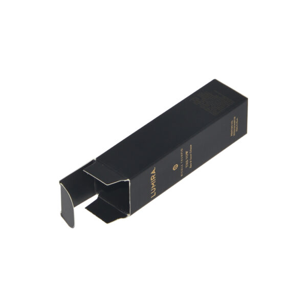 Printed Matte Black Folding Carton For Perfume Packaging