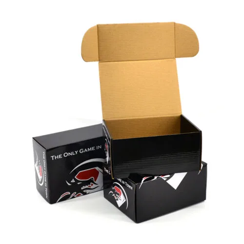 Recycled Gloss Tab Lock Corrugated Mailing Box Custom Print