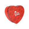 Red Heart-Shaped Flower Gift Box With Lid for Valentine's