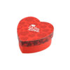 Red Heart-Shaped Flower Gift Box With Lid for Valentine's