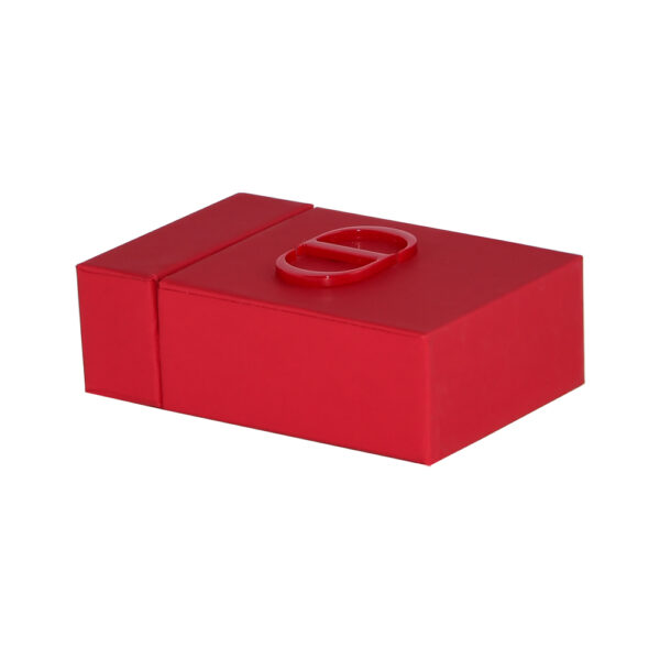 Red Rigid Gift Box for Dior Perfume Packaging Soft-Touch