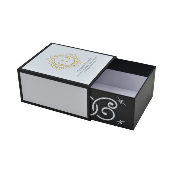 Caixa de cartão rígido com gaveta deslizante para pincéis de beleza Prenda