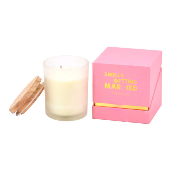 Rigid Clamshell Cardboard Candle Jar Gift Packaging Box