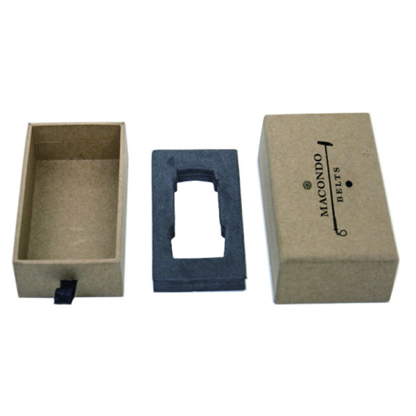 Rigid Kraft Sliding Drawer Gift Box For Men's Belt Buckles Rigid Kraft Sliding Drawer Gift Box For Men's Belt Buckles