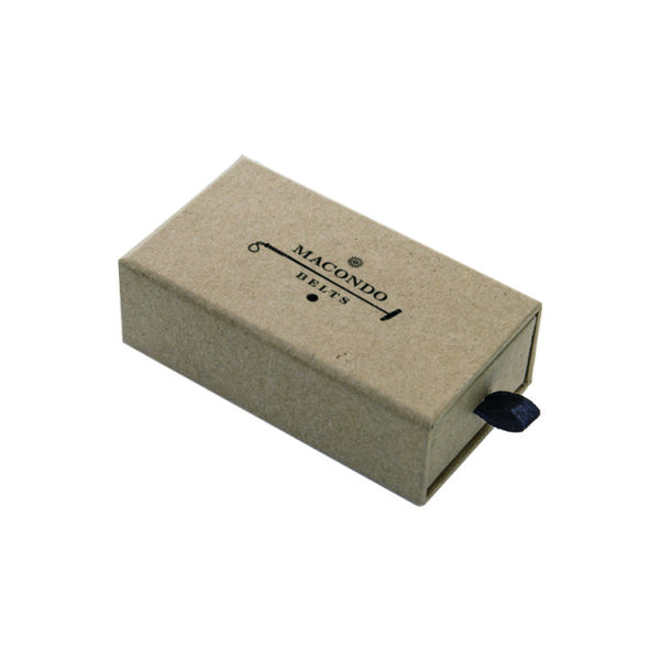 Rigid Kraft Sliding Drawer Gift Box For Men's Belt Buckles Rigid Kraft Sliding Drawer Gift Box For Men's Belt Buckles