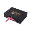 Satin-Lined Clamshell Gift Box With Ribbon Handle for Hair