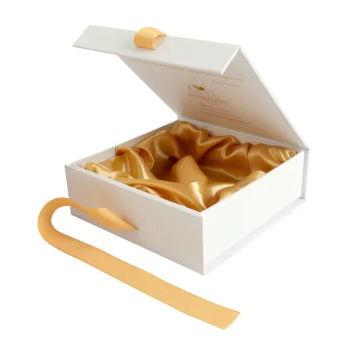 Caja de regalo para extensiones magnéticas forrada de satén con estilo de lujo Caja de regalo para extensiones magnéticas forrada de satén con estilo de lujo