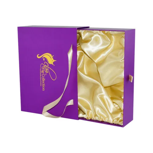 Satin Lined Paper Drawer Gift Box Hair Extension Packaging Satin Lined Paper Drawer Gift Box Hair Extension Packaging