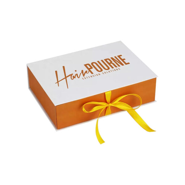 Satin Lining Magnetic Lid Gift Boxes for Hair Extensions Satin Lining Magnetic Lid Gift Boxes for Hair Extensions