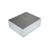 Silver Rigid Lid And Base Gift Box For Photography Drone