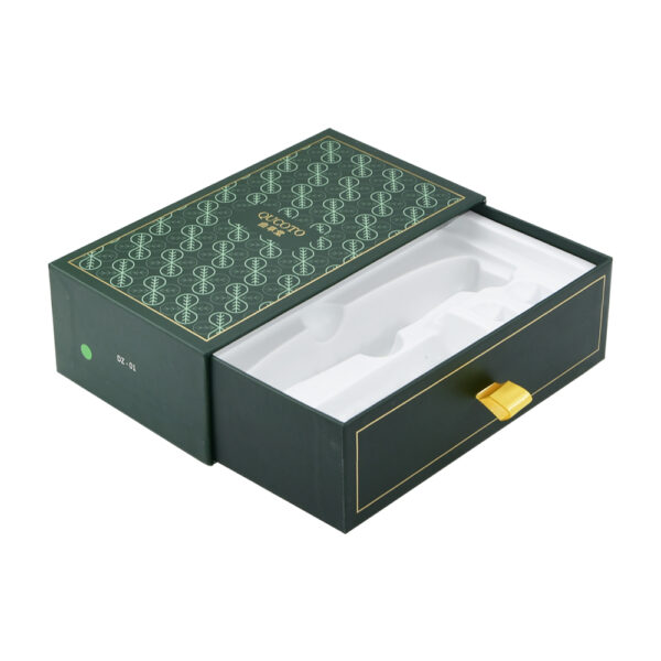 Sliding Drawer Rigid Beauty Device Box With Plastic Tray