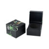 Soft-Touch Cannabis Concentrate Box With Foam Insert Lid