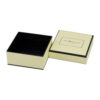 Textured Lid and Base Perfume Gift Box, Black Foil Logo
