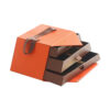 Three Layer PU Leather Luxury Chocolate Gift Box With Ribbon
