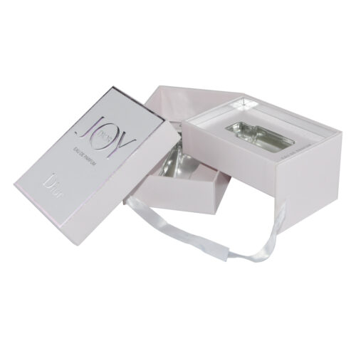 Two-Layer Christian Dior Perfume Gift Box In Pearl Paper