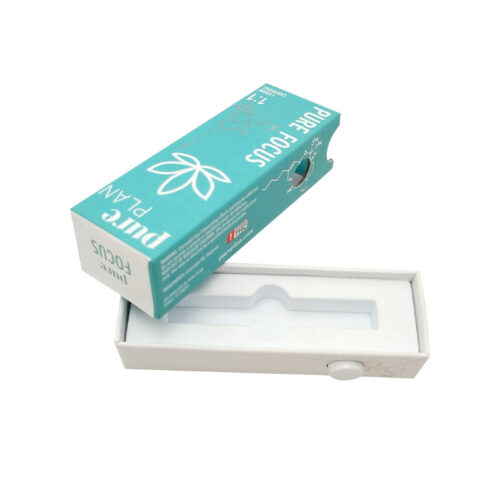 User-friendly child-resistant cannabis paper boxes with EVA