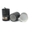 Black Gloss Cylinder Packaging Gift Box Tube For Argan Oil
