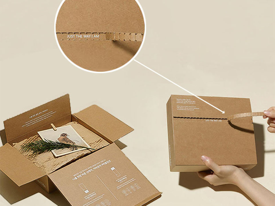 Kartonnen papieren doos