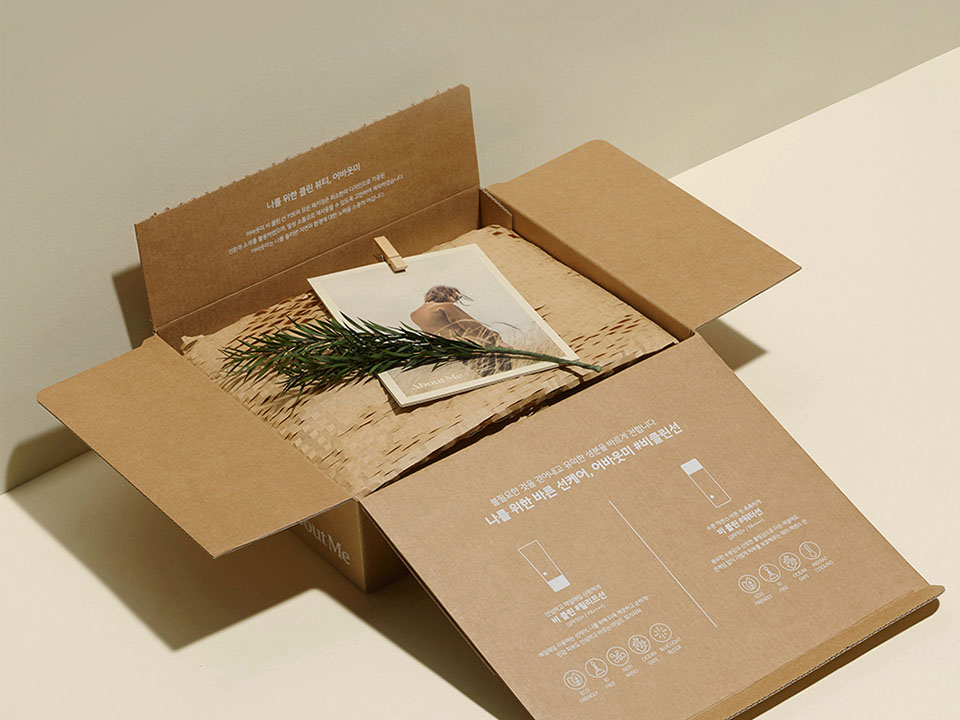 Kartonnen papieren doos