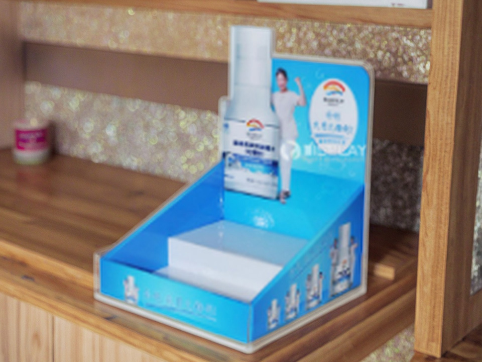 Displays van gegolfd karton