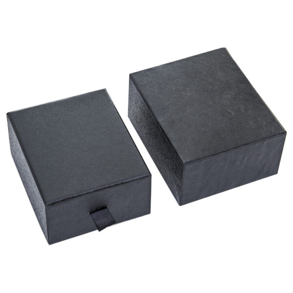 Custom Earring Drawer Paper Gift Box With Foam And Gold Logo