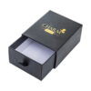 Custom Earring Drawer Paper Gift Box With Foam And Gold Logo