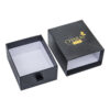 Custom Earring Drawer Paper Gift Box With Foam And Gold Logo