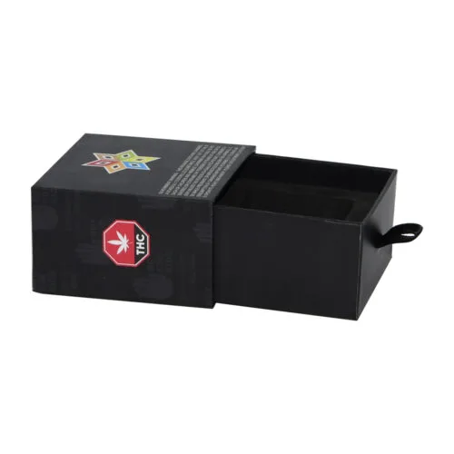 Öko-Karton-Schubladenbox für Cannabis-Konzentrat
