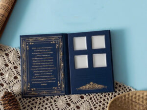 Lege papieren oogschaduwpaletten