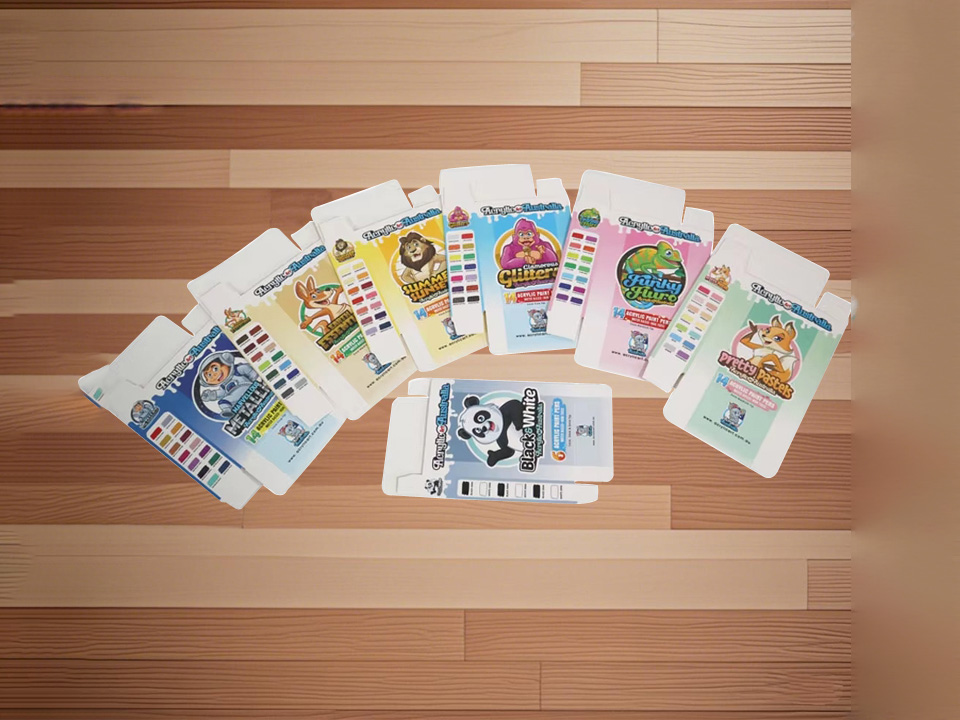 Caixa de cartão dobrável