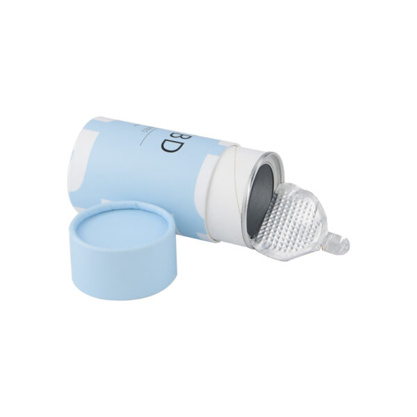 Food Grade Peel Off Paper Cylinder Box For CBD Supplements Food Grade Peel Off Paper Cylinder Box For CBD Supplements