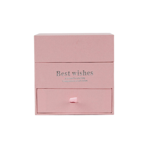 Two Layer Luxury Chocolate Gift Box With Silver Foil Logo