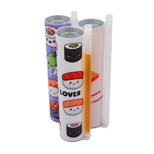 Tubi di carta per l'imballaggio del sushi e contenitori Push Pop personalizzati Tubi di carta per l'imballaggio del sushi e contenitori Push Pop personalizzati